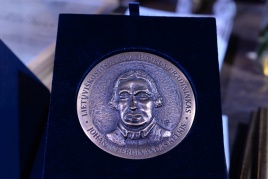 Johano Ferdinando Kelkio medalis. LŽS Klaipėdos apskrities skyriaus archyvo nuotrauka